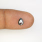 0.90 CT Salt And Pepper Loose Pear Cut Diamond For Engagement Ring