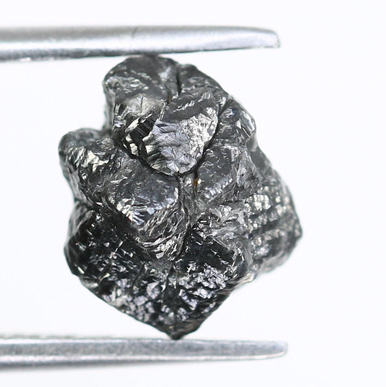 2.54 CT Irregular Cut Salt And Pepper Rough Raw Diamond For Engagement Ring