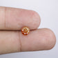 1.28 CT Natural Peach Round Brilliant Cut Diamond For Promise Ring