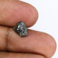 3.00 CT Salt And Pepper Rough Irregular Cut Raw Diamond For Engagement Ring