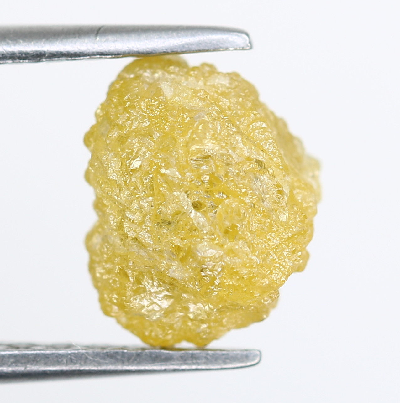 2.47 CT Yellow Rough Irregular Cut Raw Diamond For Engagement Ring