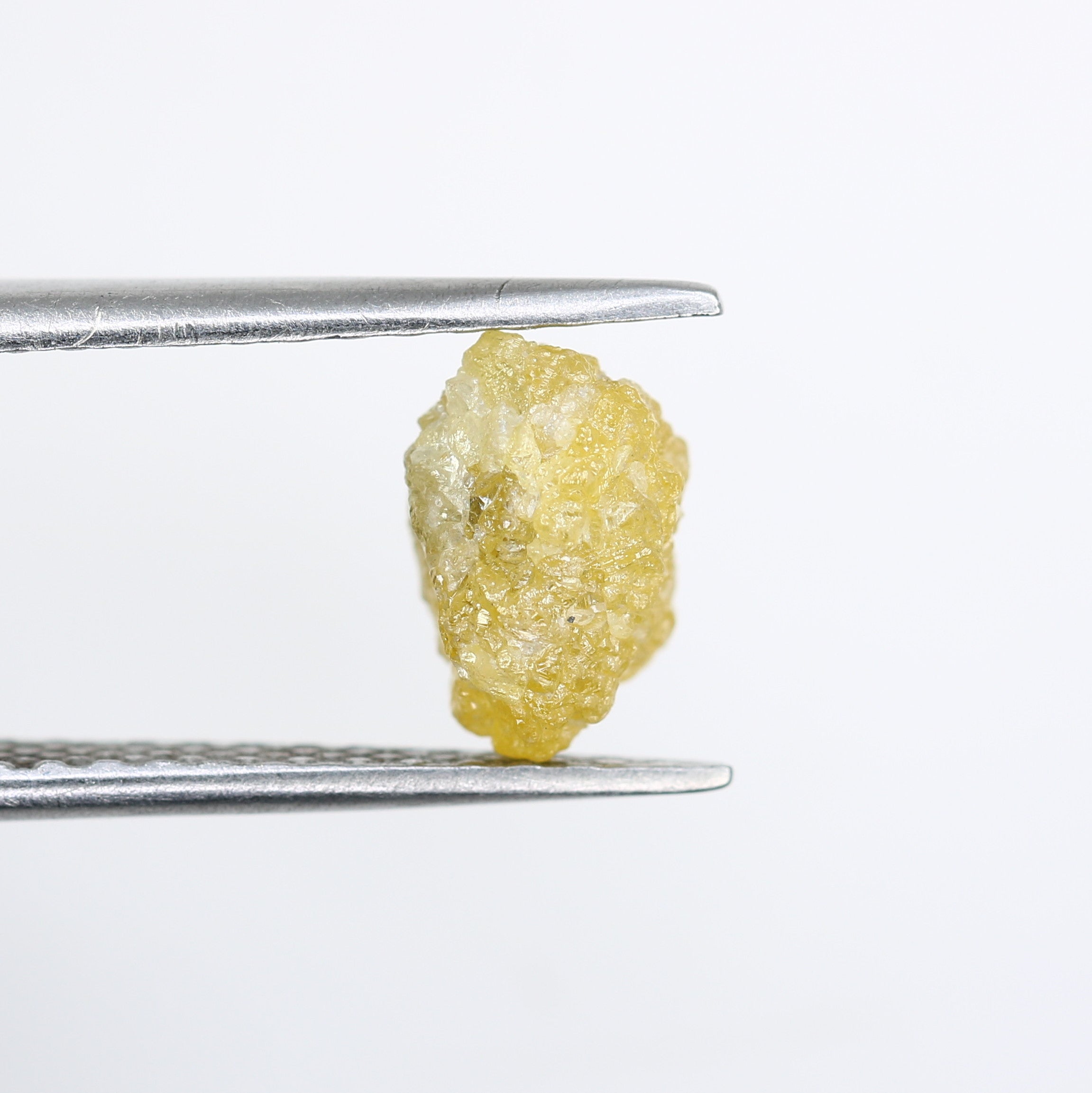 2.47 CT Yellow Rough Irregular Cut Raw Diamond For Engagement Ring
