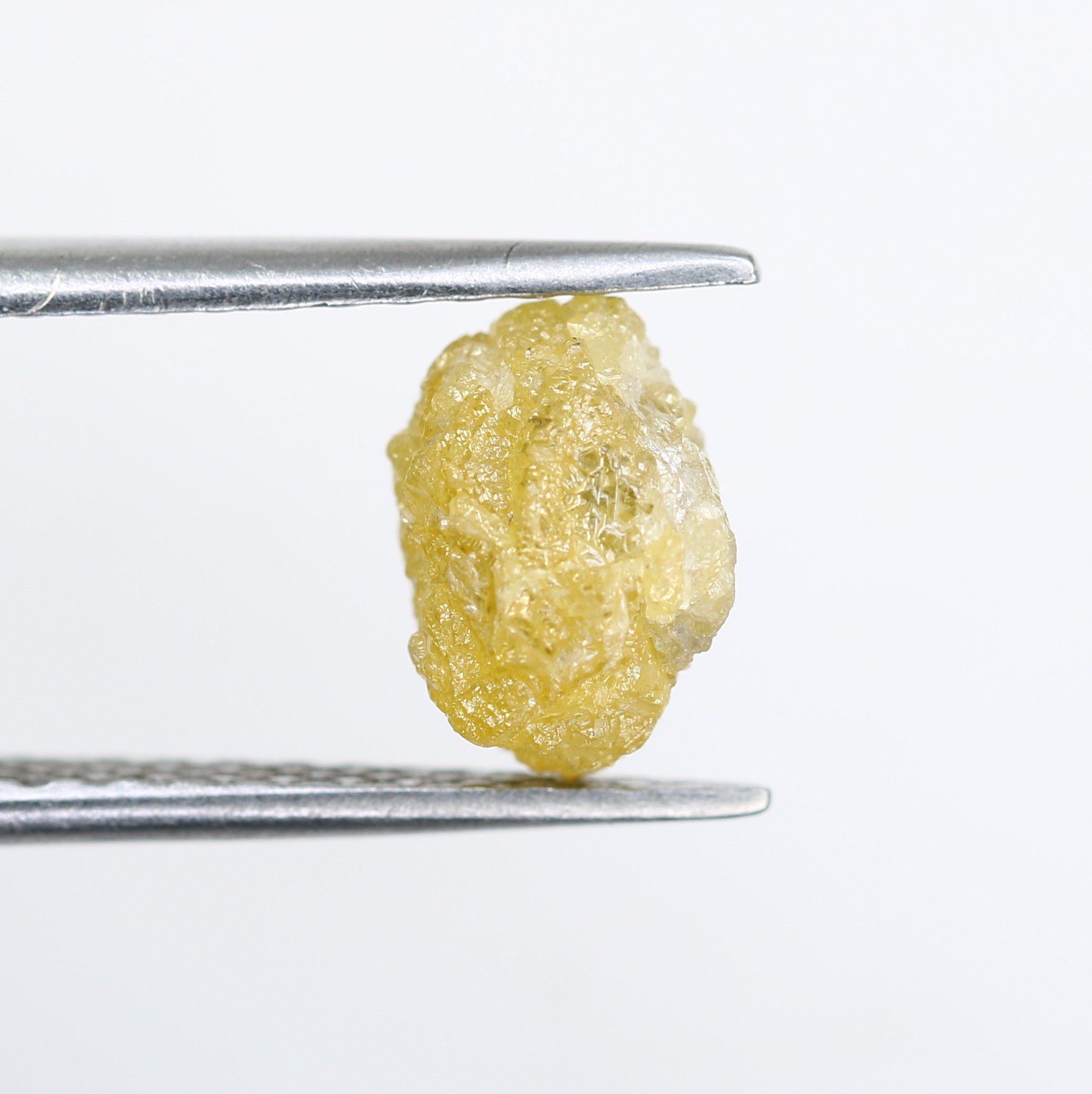 2.47 CT Yellow Rough Irregular Cut Raw Diamond For Engagement Ring