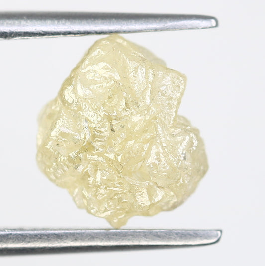 1.76 CT Rough Uncut Raw White Grey Diamond For Engagement Ring - JayKrishna Diamond