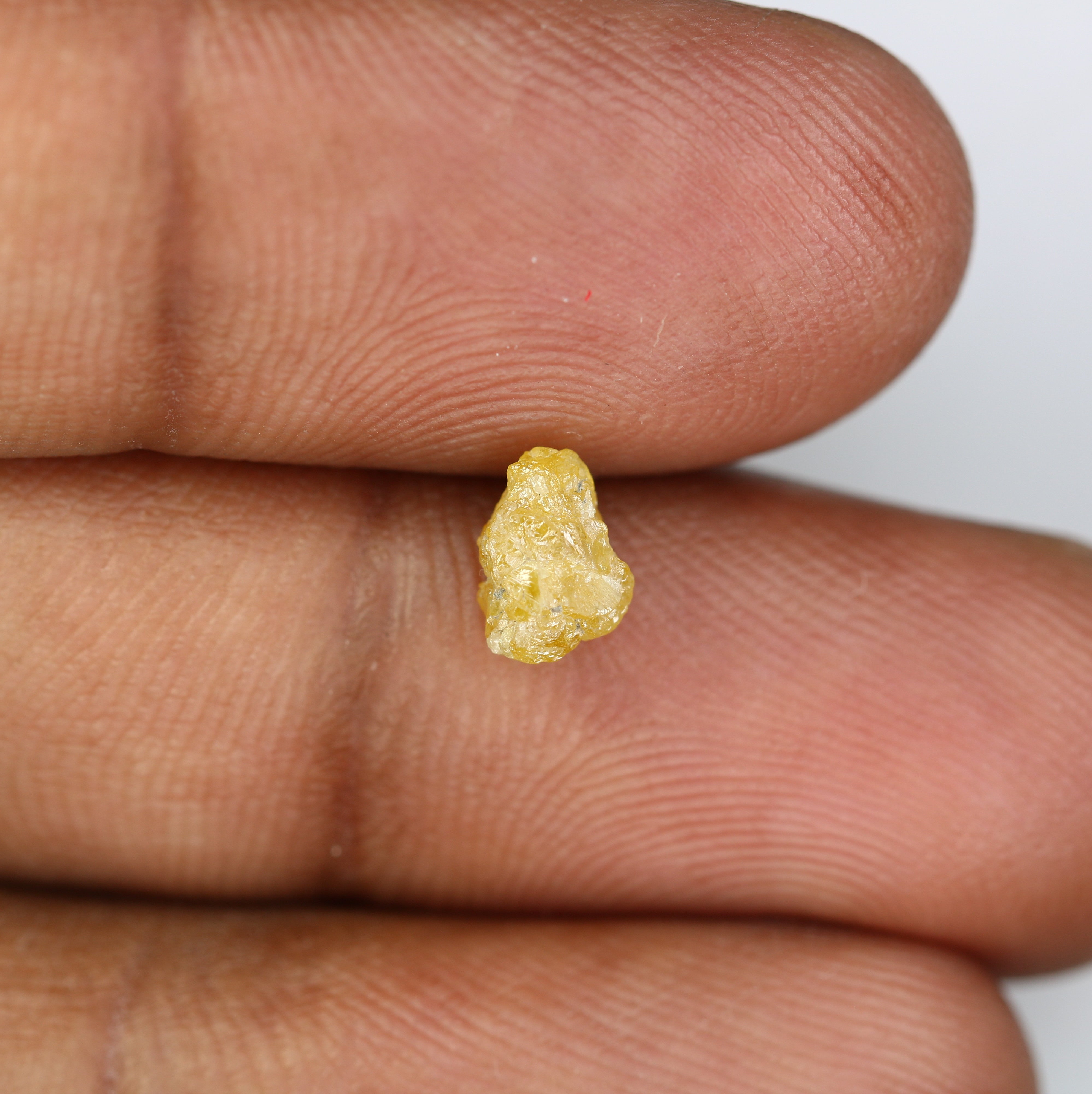 1.16 CT Raw Uncut Rough Yellow  Diamond For Engagement Ring