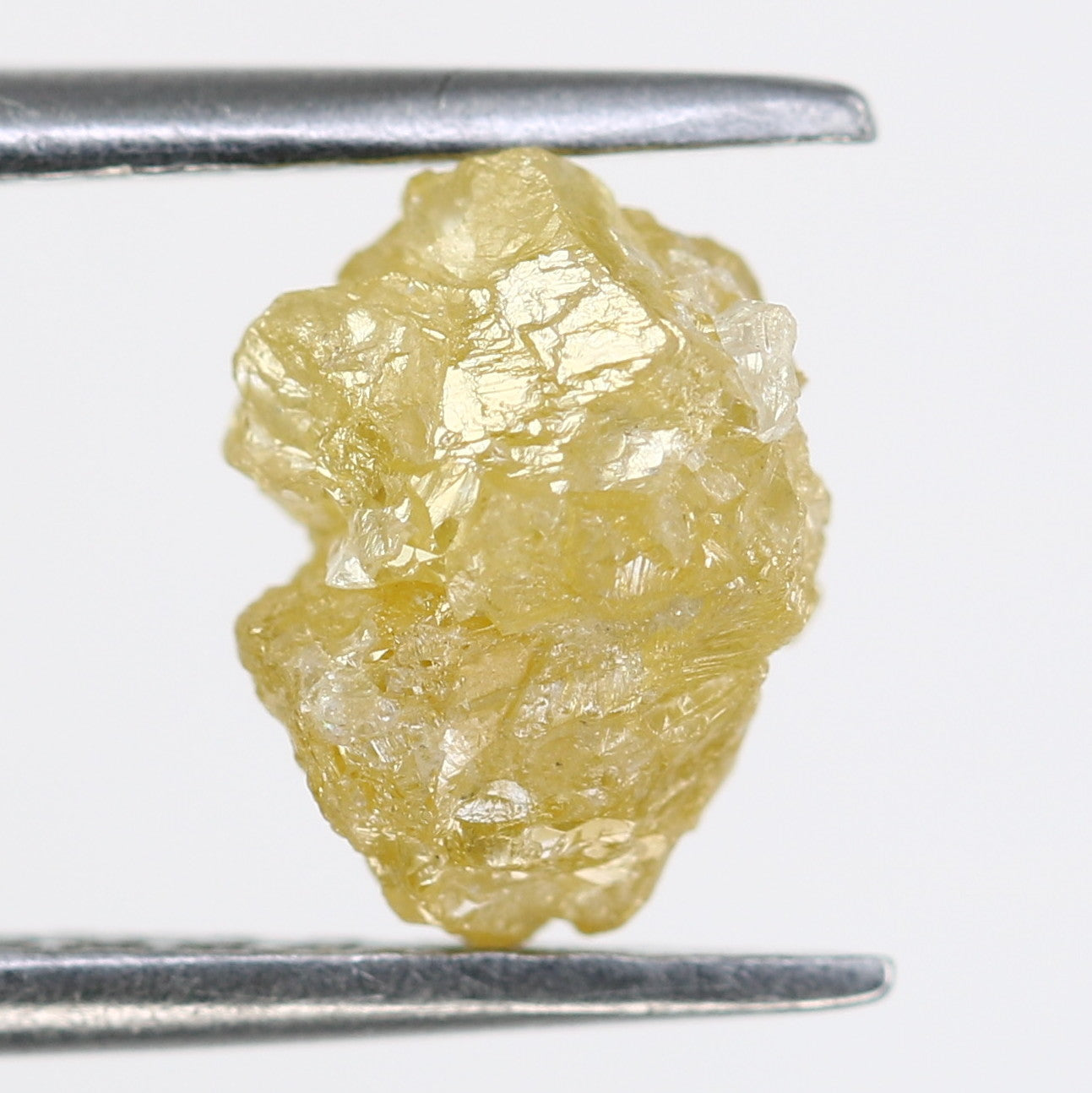 1.95 CT Raw Irregular Cut Rough Yellow  Diamond For Engagement Ring