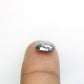 2.67 CT Oval Shape Salt And Pepper Natural Diamond For Engagement Ring