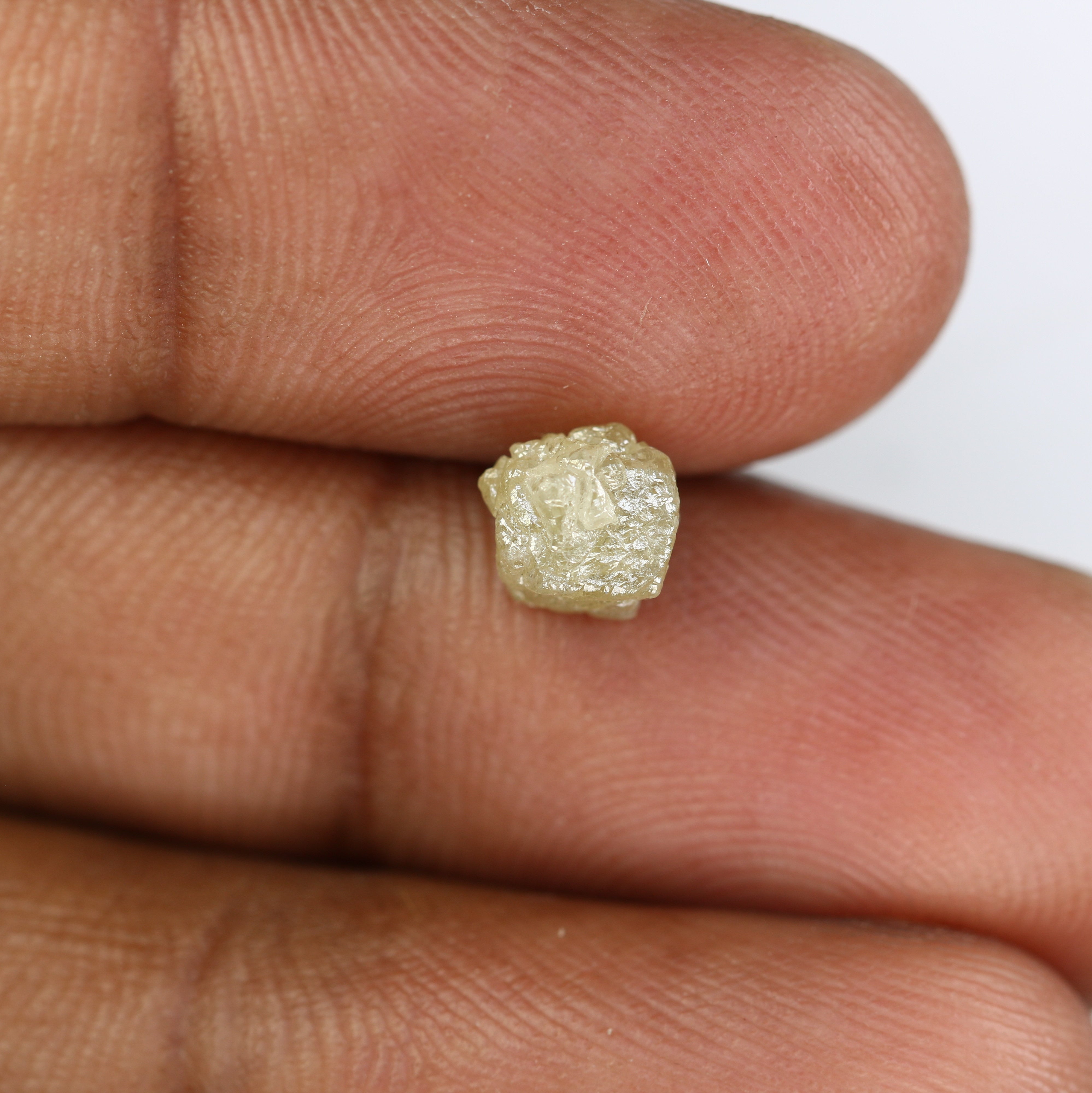2.26 CT Grey Raw Rough Irregular Cut Diamond For Engagement Ring