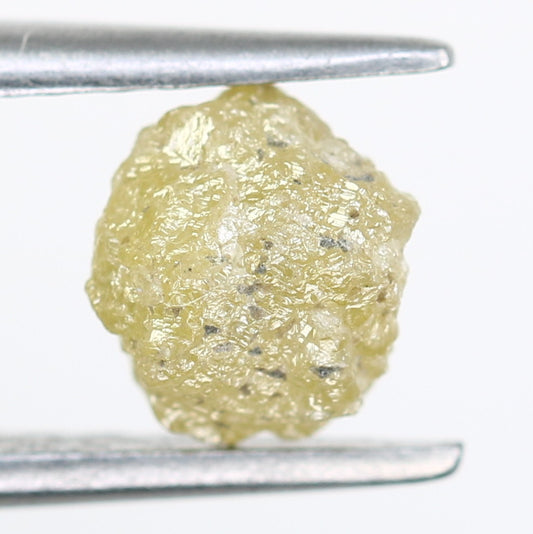 1.22 CT Light Grey Uncut Raw Rough Diamond For Engagement Ring