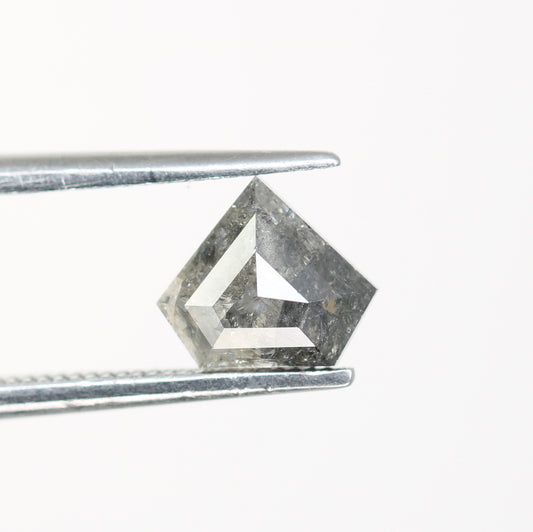 1.01 CT Diamond Shape Salt And Pepper Loose Diamond For Engagement Ring