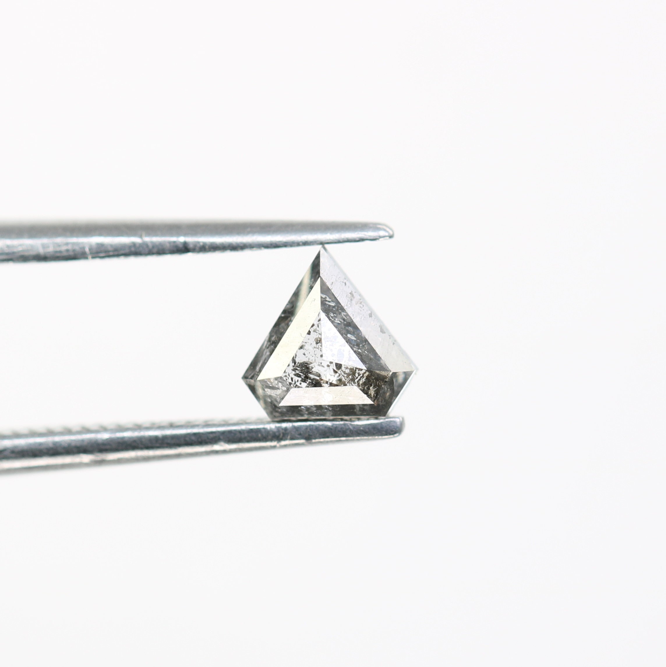 0.40 CT Diamond Cut Salt And Pepper Diamond For Engagement Ring