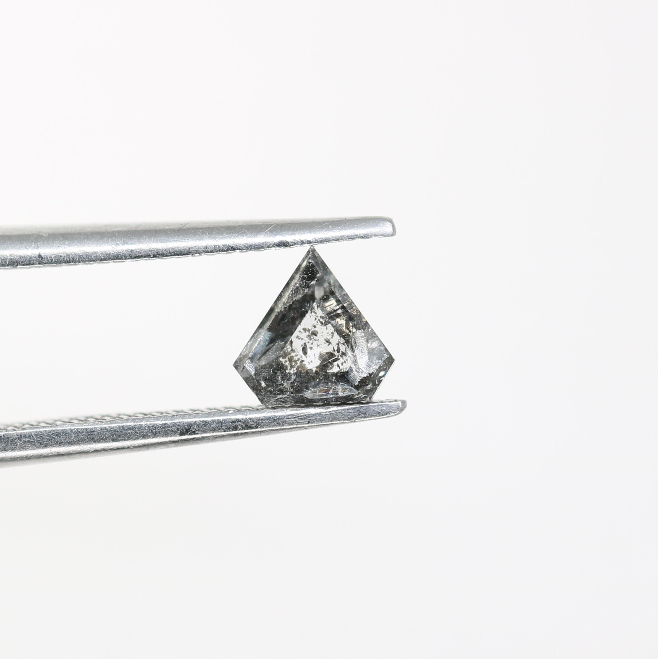 0.40 CT Diamond Cut Salt And Pepper Diamond For Engagement Ring