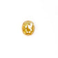 3.07 Carat Oval Shape Loose Natural Rustic Yellow Color Diamond