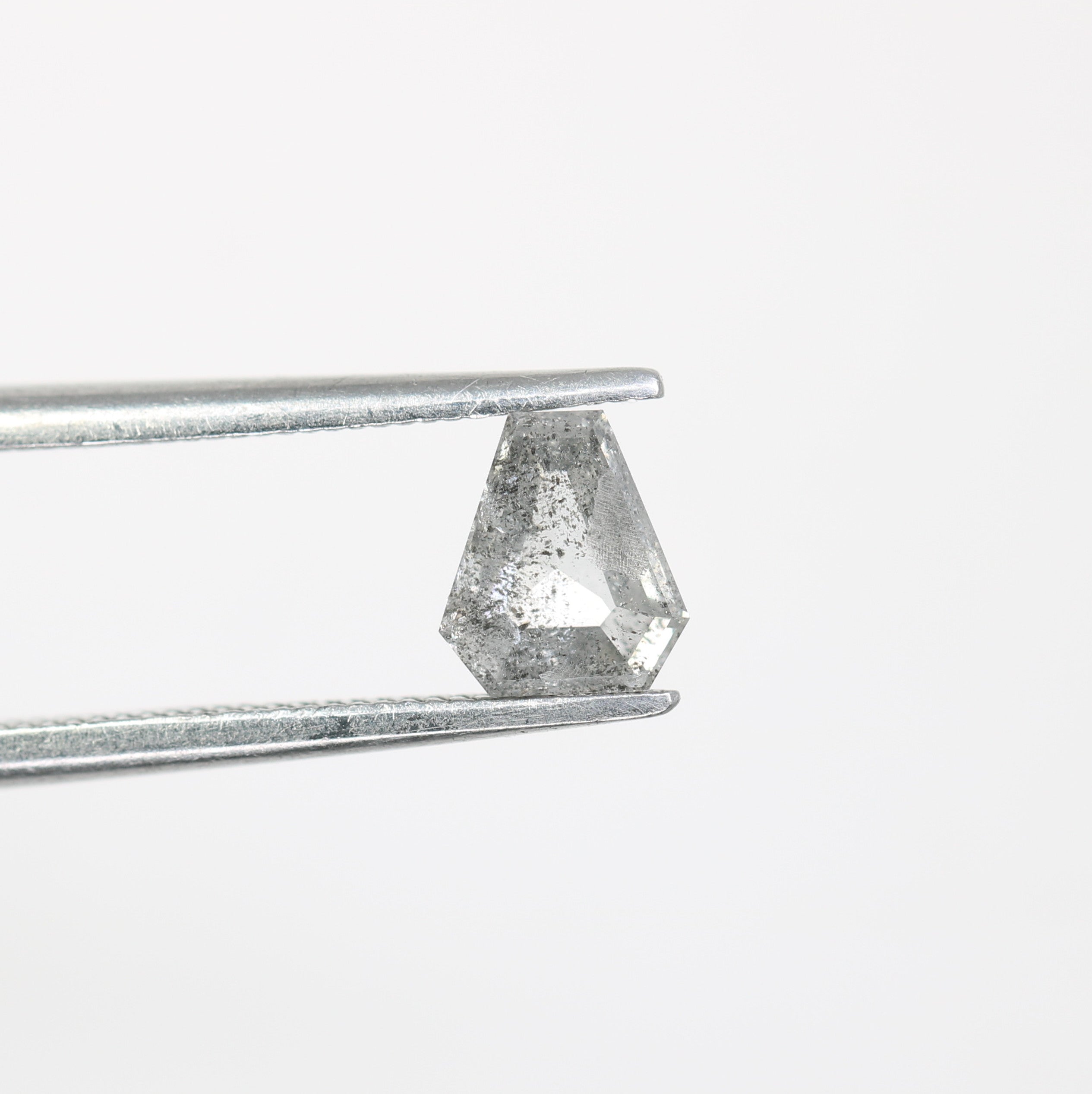 0.53 CT Geometric Shape Salt And Pepper Loose Diamond For Engagement Ring