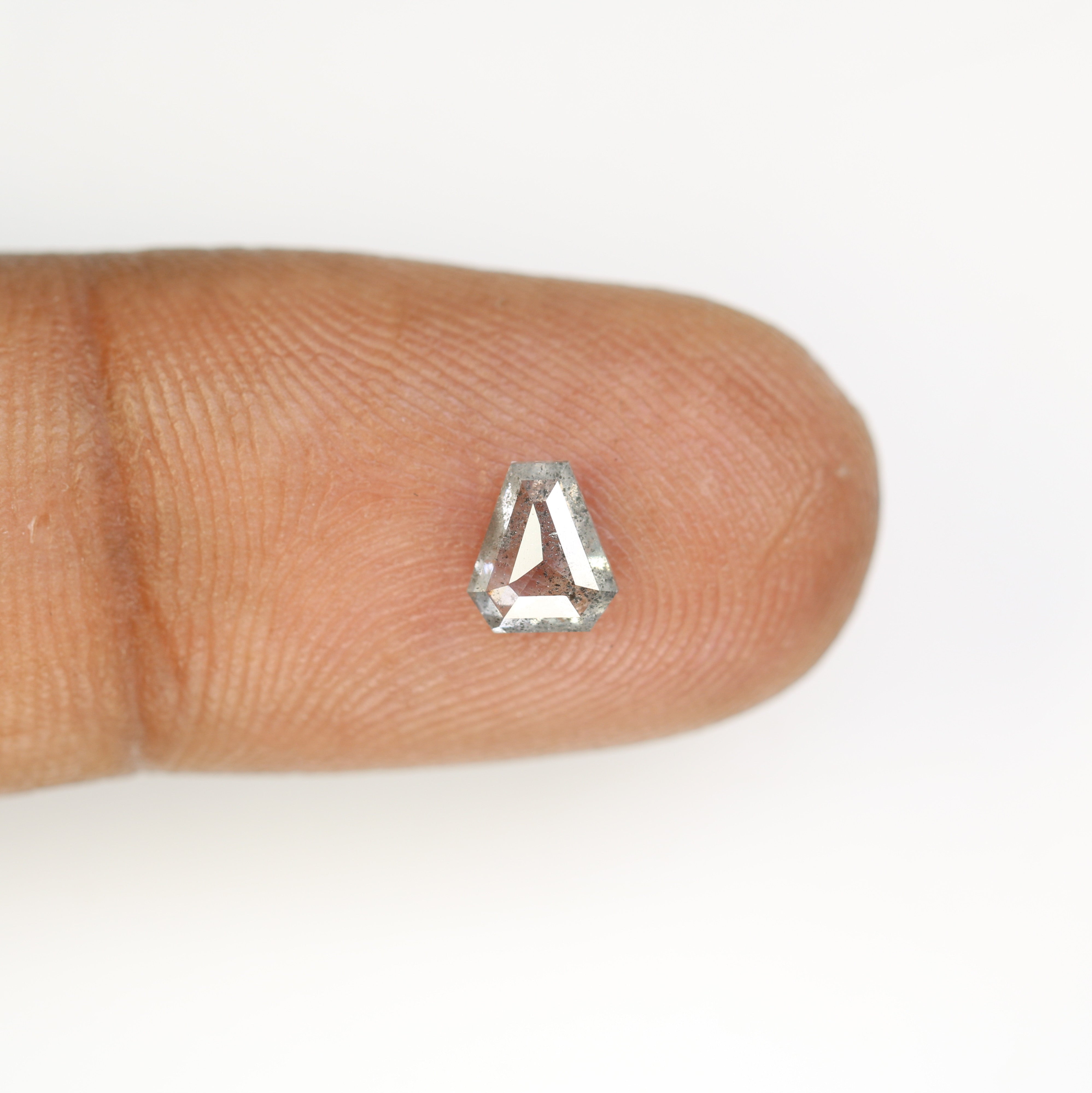 0.53 CT Geometric Shape Salt And Pepper Loose Diamond For Engagement Ring