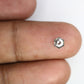 0.51 CT Hexagon Shape 5.00 MM Salt And Pepper Diamond For Wedding Ring