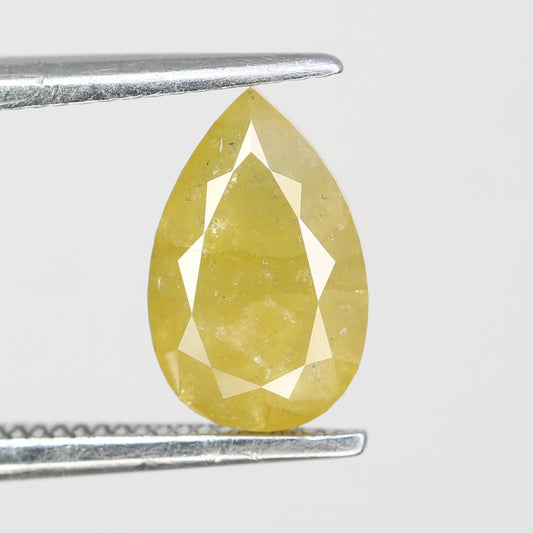 1.52 Carat Natural Yellow Loose Pear Cut Diamond For Galaxy Ring - JayKrishna Diamond