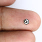 0.51 CT 4.60 MM Hexagon Cut Loose Salt And Pepper Diamond For Engagement Ring