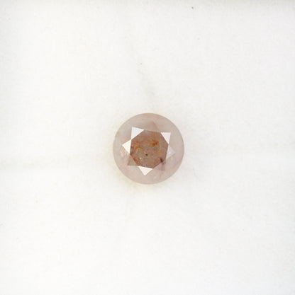 2.70 CT Loose Round Brilliant Cut Peach Diamond For Engagement Ring - JayKrishna Diamond