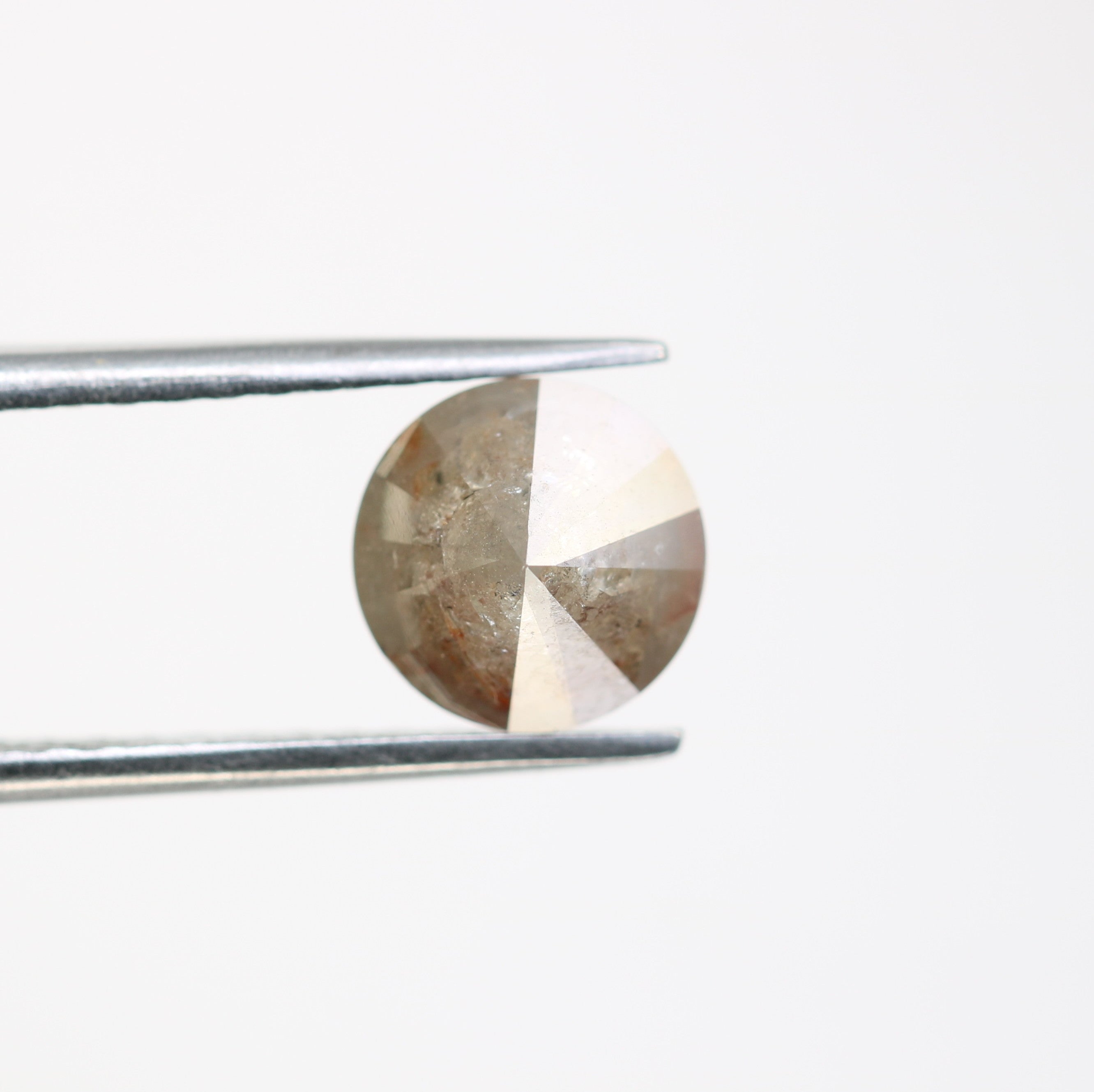 2.27 CT Grey Round Brilliant Cut Diamond For Engagement Ring