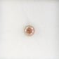 1.43 CT Loose Round Brilliant Cut Peach Diamond For Engagement Ring