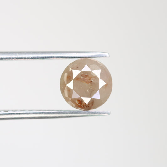 1.82 CT Natural Round Brilliant Cut Peach Loose Diamond For Engagement Ring - JayKrishna Diamond