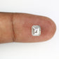 1.58 Carat Natural Salt And Pepper Emerald Cut Diamond For Wedding Ring