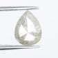 1.26 Carat Pear Shaped Diamond Ring Natural Grey Loose Diamond