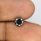 1.34 CT Salt And Pepper Loose Round Brilliant Cut Diamond For Galaxy Ring