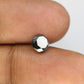 1.34 CT Salt And Pepper Loose Round Brilliant Cut Diamond For Galaxy Ring