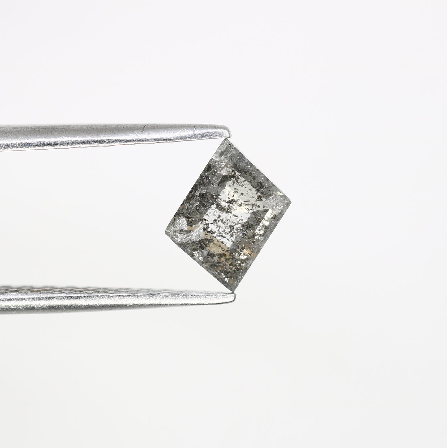0.67 Carat Loose Geometric Shape Salt And Pepper Grey Diamond For Galaxy Ring