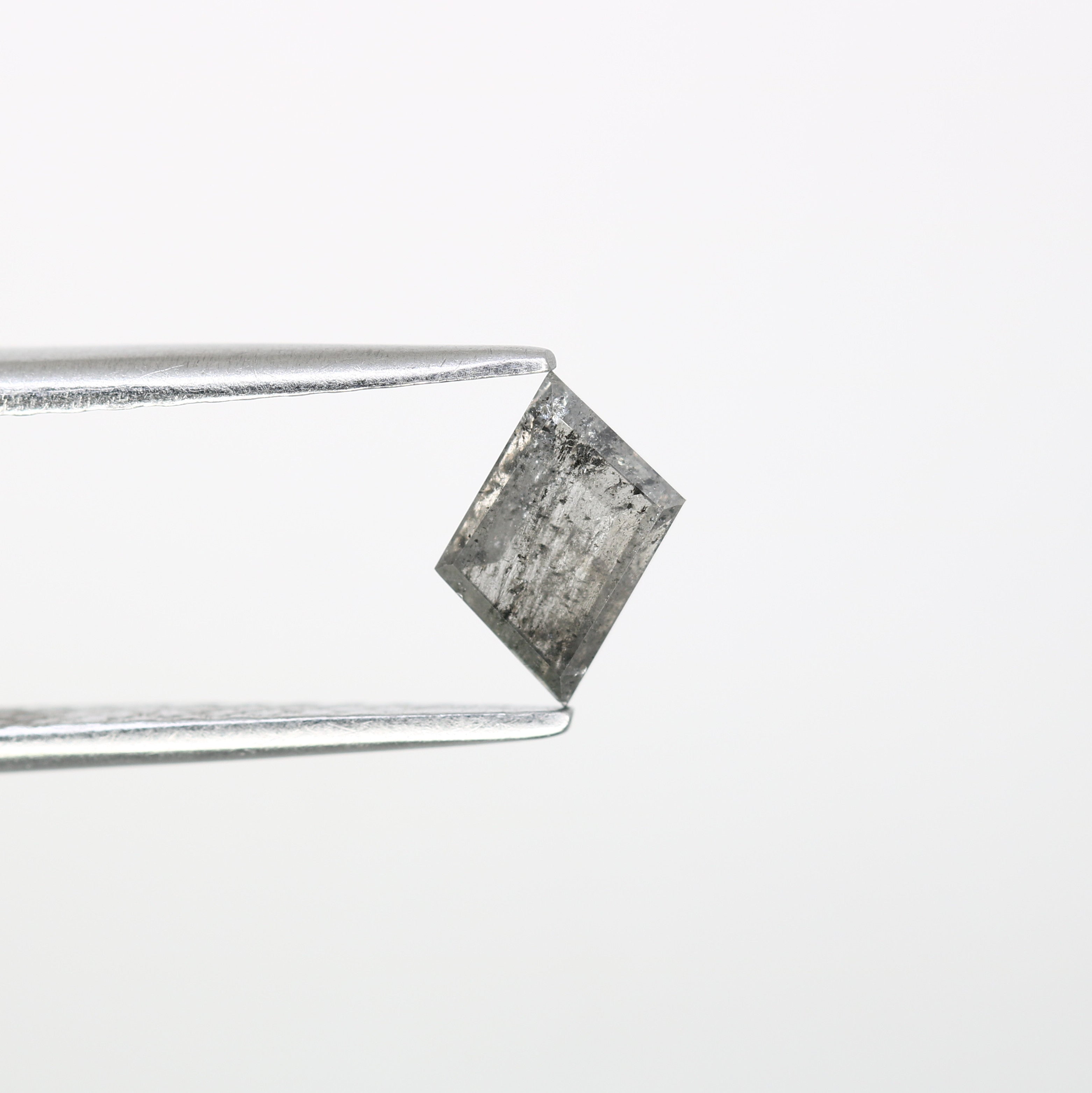 0.49 Ct Salt And Pepper Diamond Kite Shape Loose Diamond For Galaxy Diamond Ring