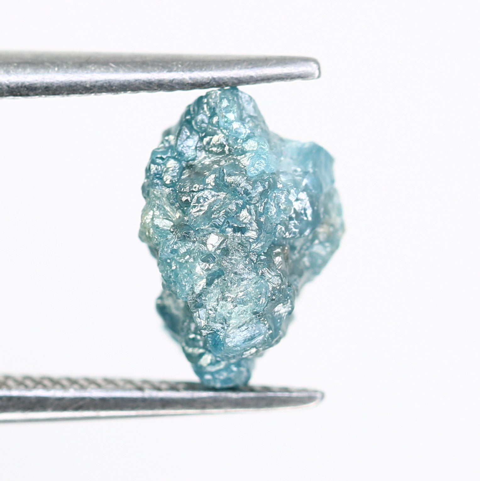 Raw Irregular Shape 2.26 CT Rough Blue Uncut Diamond For Promise Ring