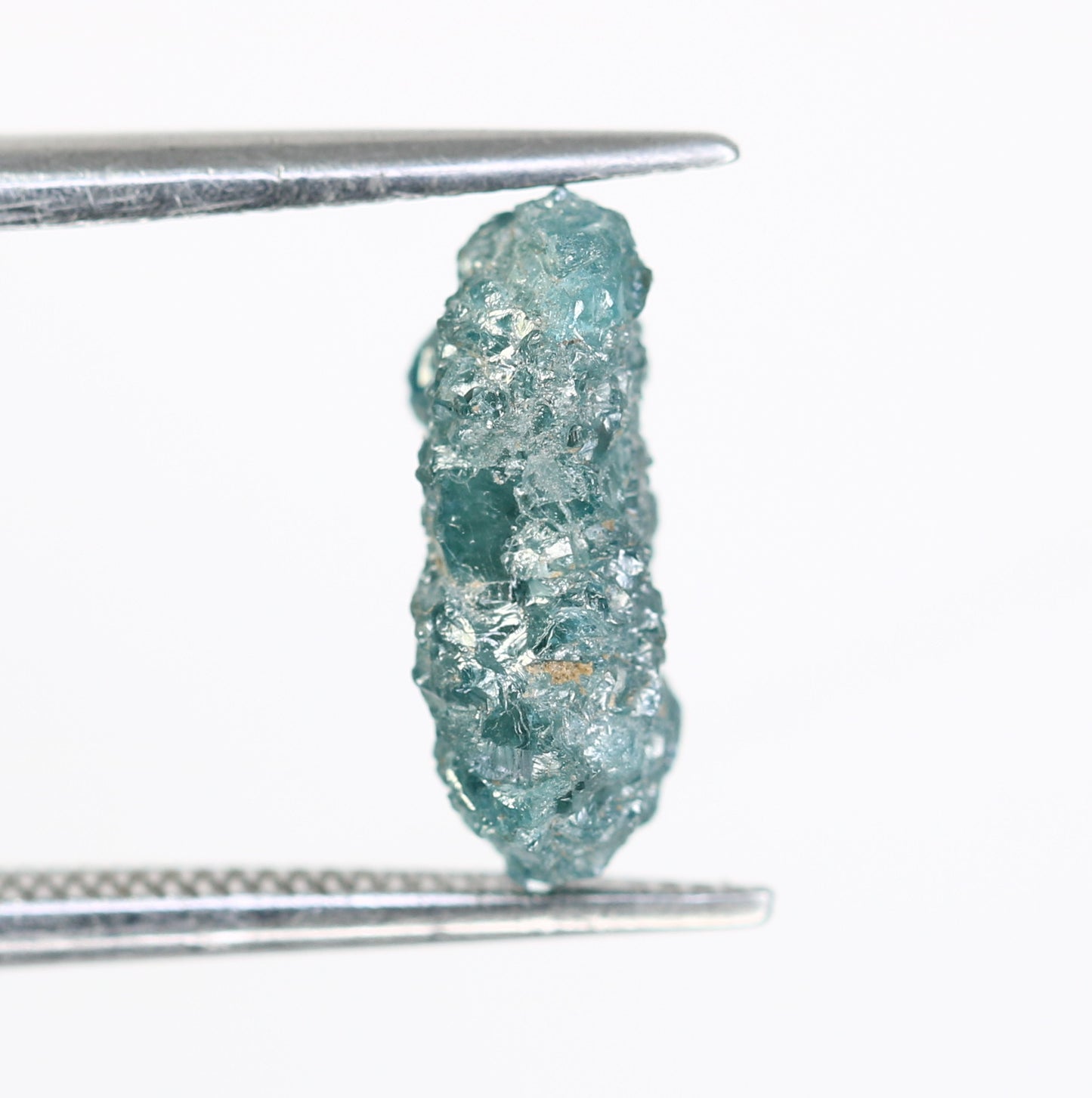 Blue Rough 2.54 CT Uncut Raw Irregular Shape Diamond For Unique Ring