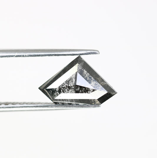 1.84 CT Diamond Cut 7.10 MM Salt And Pepper Diamond For Engagement Ring - JayKrishna Diamond