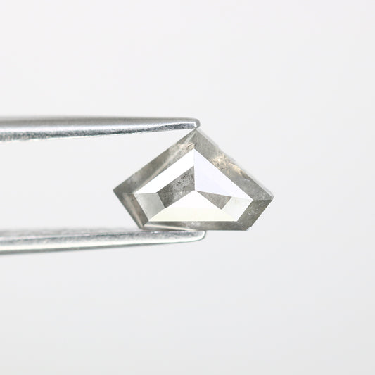 1.17 CT 5.50 MM Diamond Cut Salt And Pepper Diamond For Engagement Ring - JayKrishna Diamond