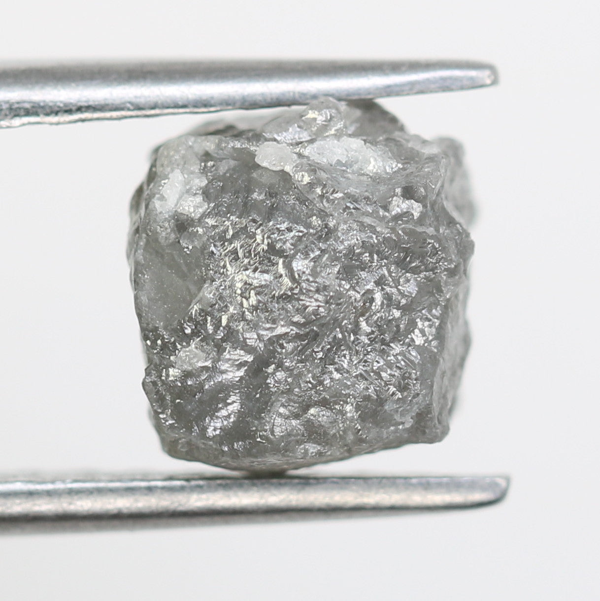 3.35 CT Grey Natural Raw Rough Irregular Cut Diamond For Engagement Ring