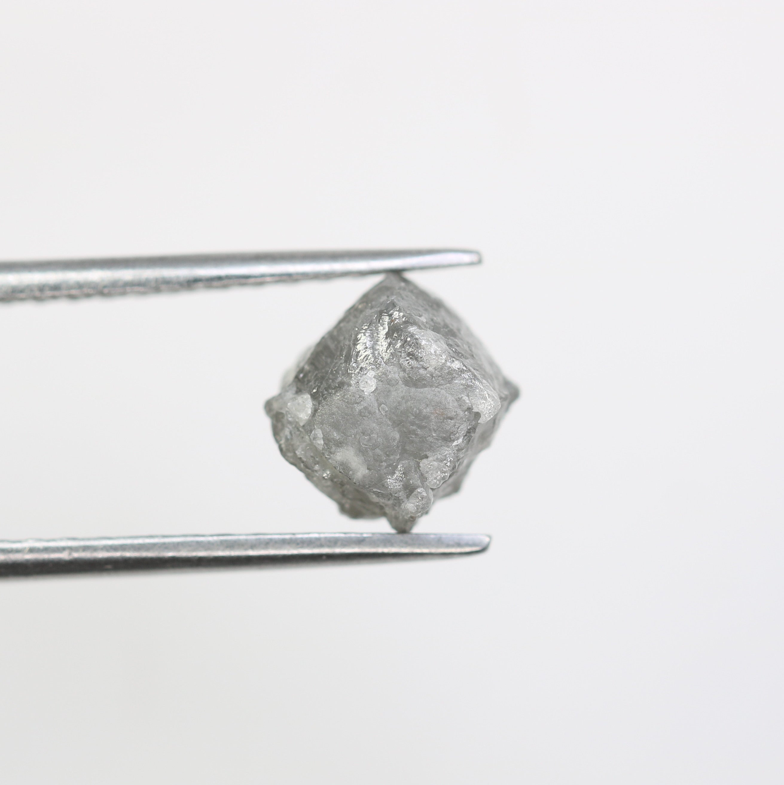 3.35 CT Grey Natural Raw Rough Irregular Cut Diamond For Engagement Ring