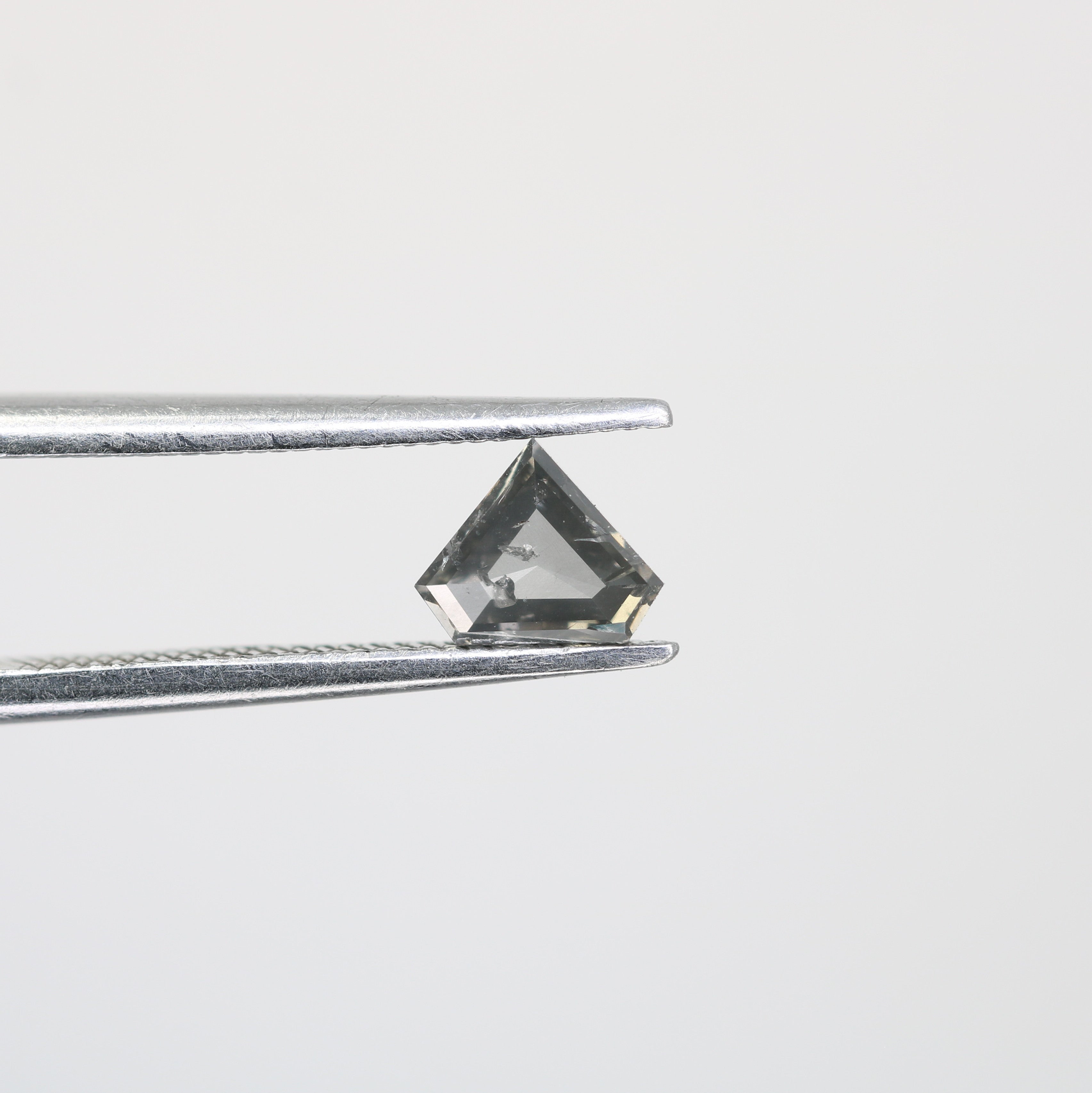 0.38 CT Diamond Cut Salt And Pepper Diamond For Engagement Ring