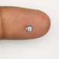 0.26 CT Baguette Shape Salt and Pepper Diamond For Engagement Ring