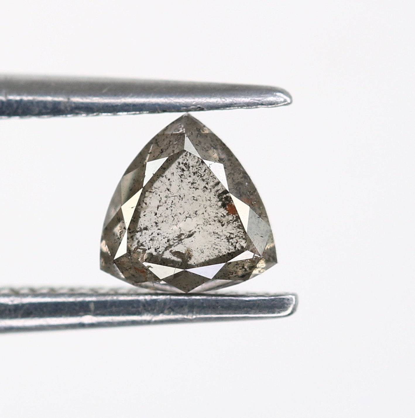 0.42 Carat Loose Fancy Triangle Shape Salt And Pepper Diamond For Galaxy Ring