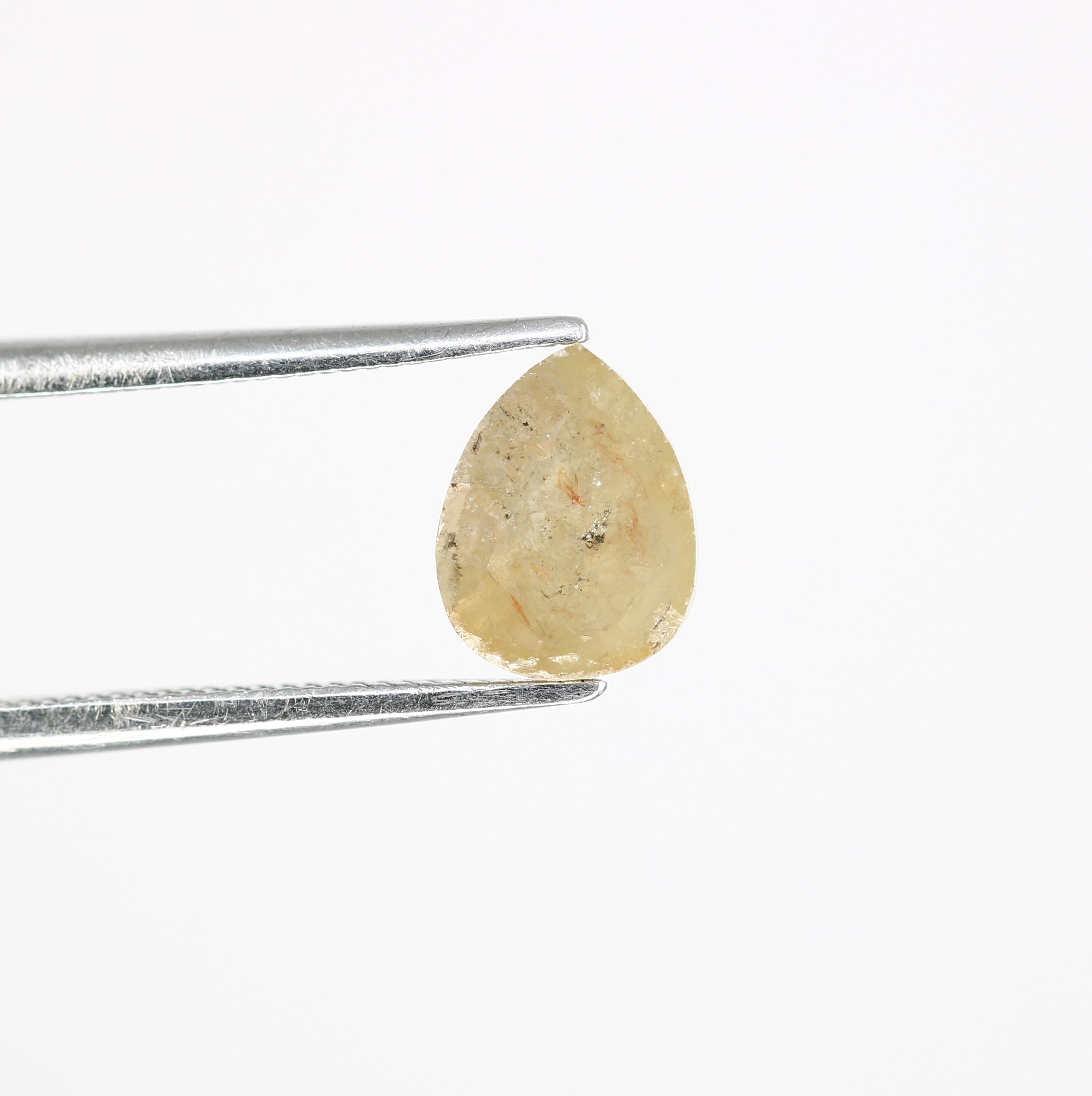 1.23 CT Natural Grey 7.60 MM Pear Shaped Loose Diamond For Fancy Ring