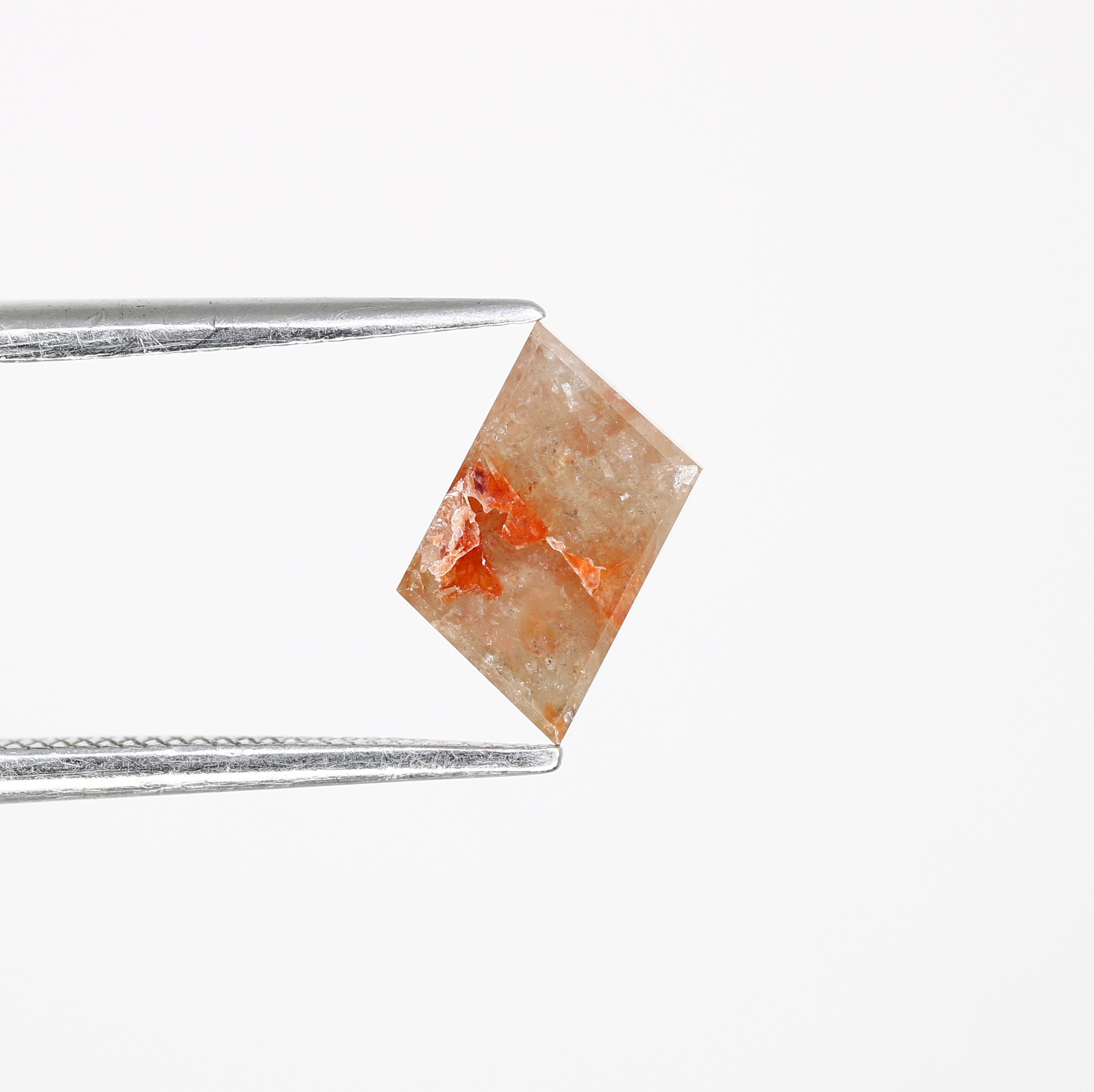 1.30 CT 9.50 MM Geometric Shape Unique Red Fancy Diamond For Designer Ring