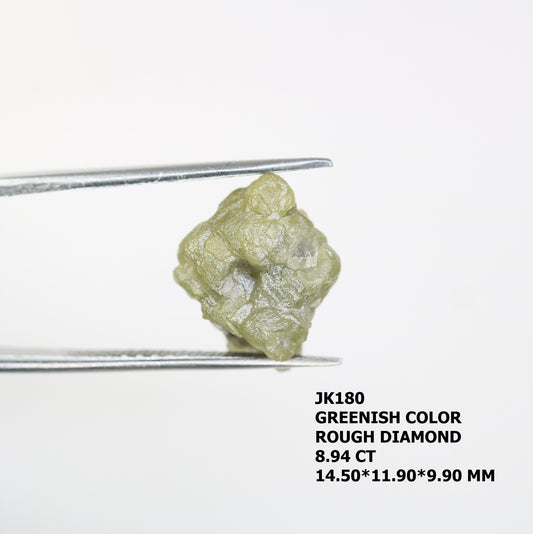 8.94 CT Greenish Uncut Rough Raw Diamond For Engagement Ring
