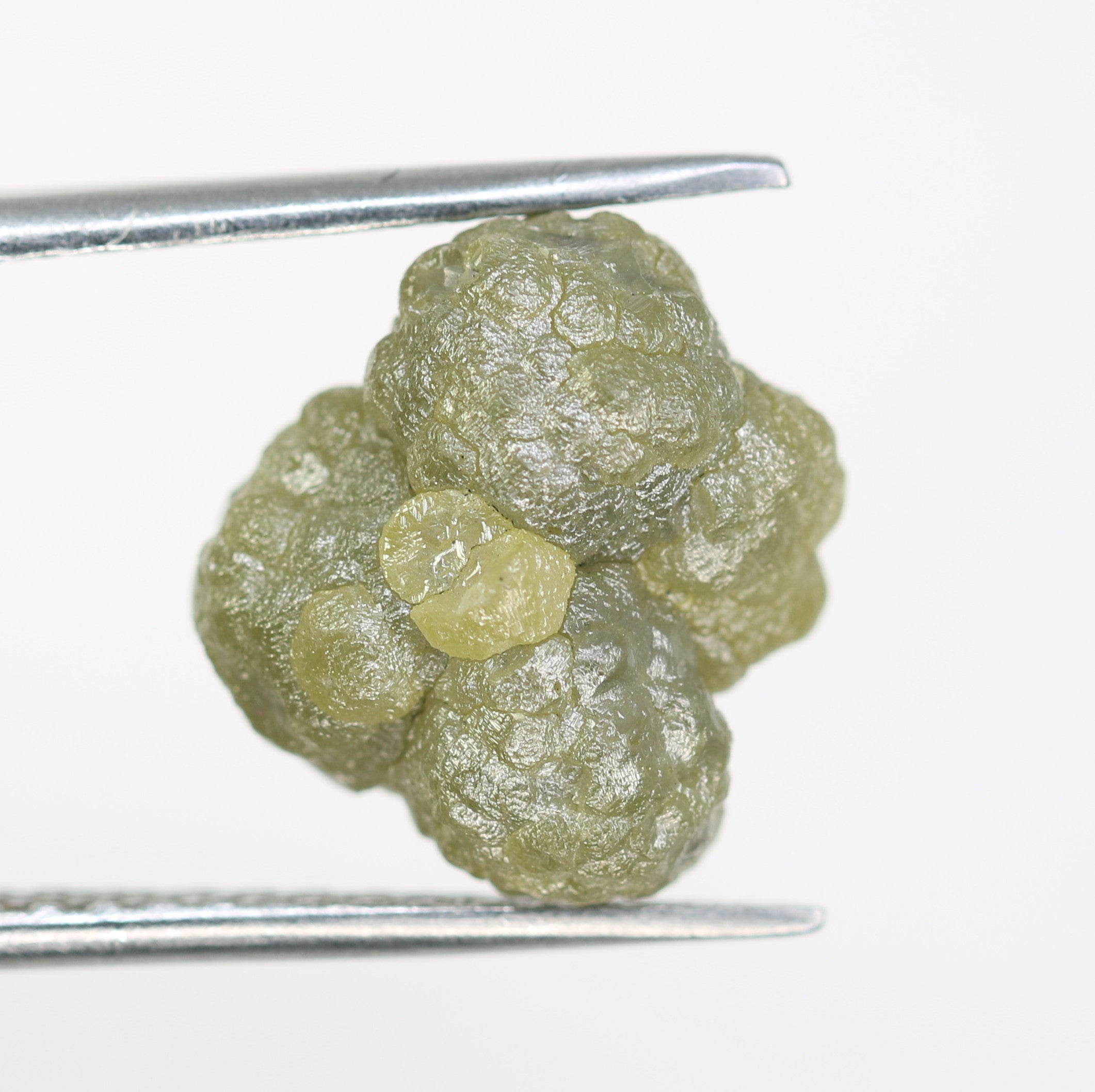 8.85 CT Rough Irregular Cut Raw Greenish Diamond For Engagement Ring