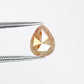 1.02 CT Natural Grey Pear Shaped Loose 8.10 MM Diamond For Statement Ring