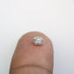 0.47 CT Elongated Hexagon Shape Salt And Pepper Loose Diamond For Engagement Ring