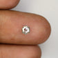 0.47 CT Elongated Hexagon Shape Salt And Pepper Loose Diamond For Engagement Ring