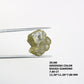 7.09 CT Greenish Rough Irregular Cut Raw Diamond For Engagement Ring