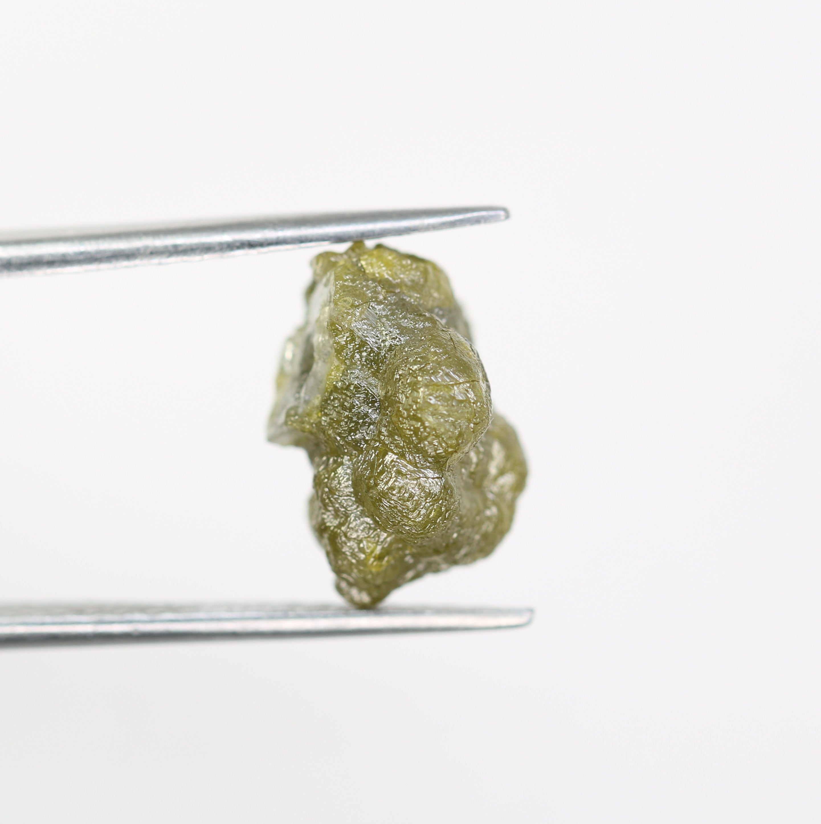 7.09 CT Greenish Rough Irregular Cut Raw Diamond For Engagement Ring